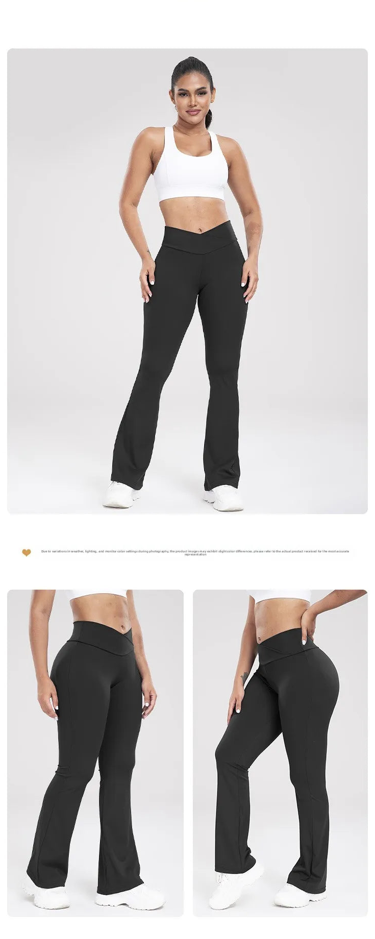 Flared Cross Waist Leggings