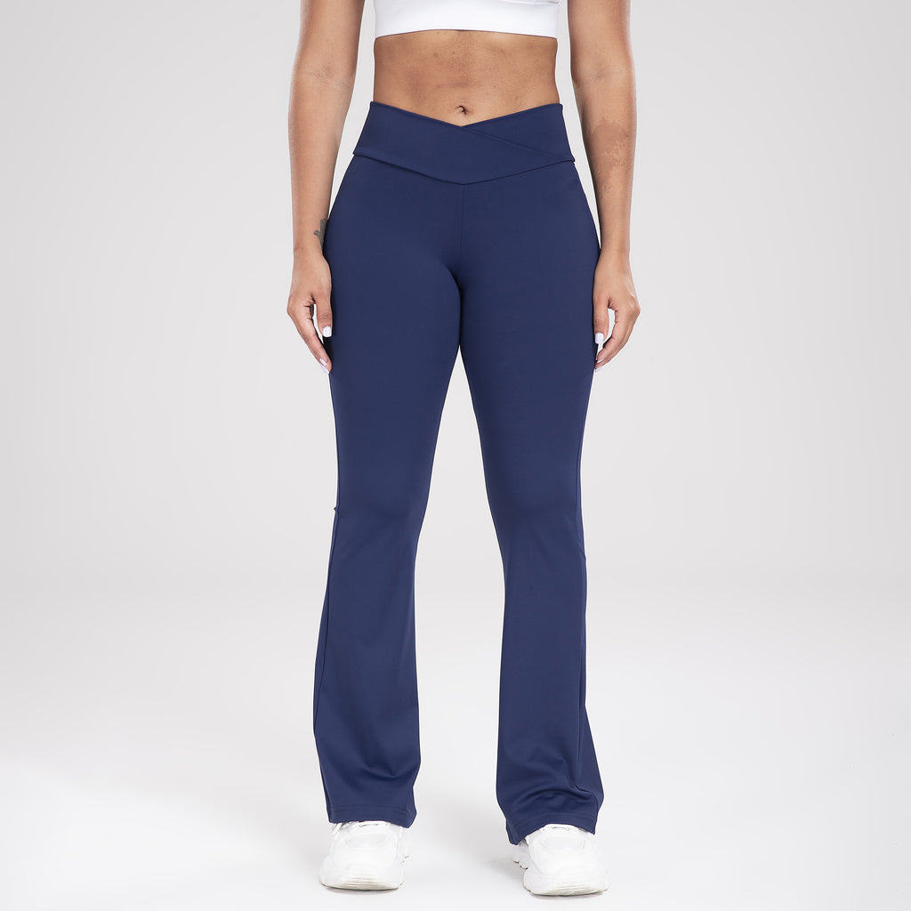 Flared Cross Waist Leggings