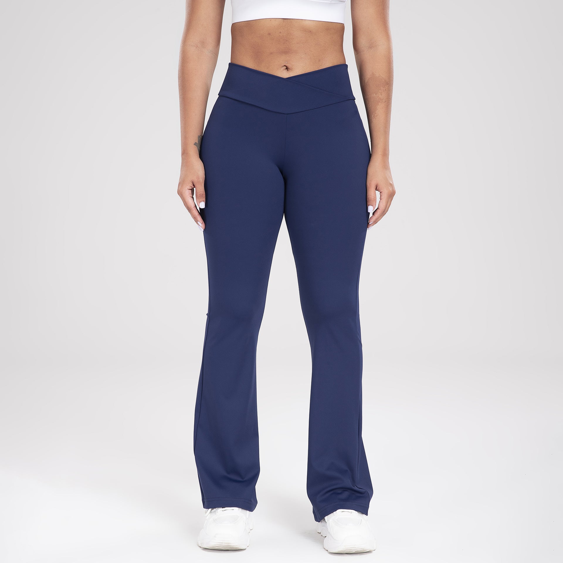 Flared Cross Waist Leggings