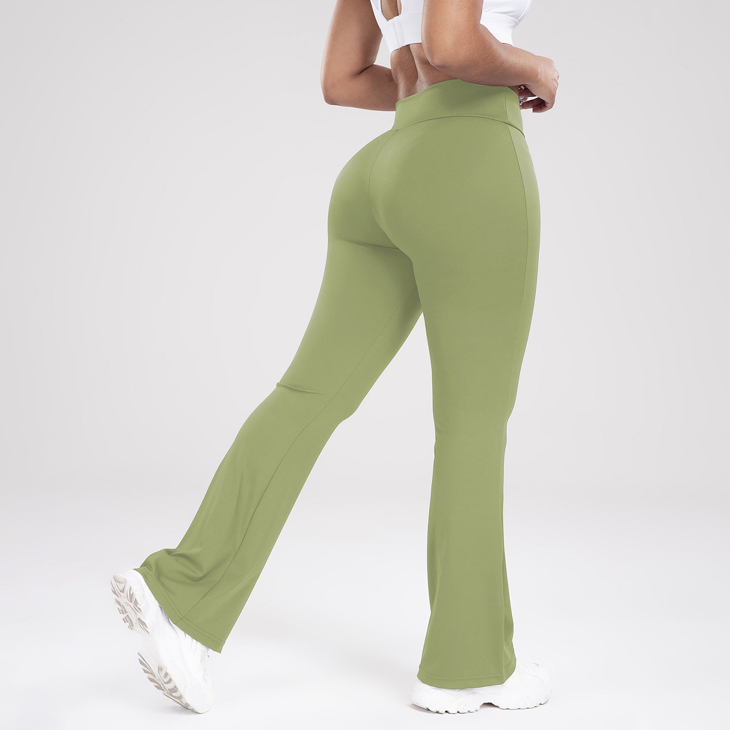 Flared Cross Waist Leggings
