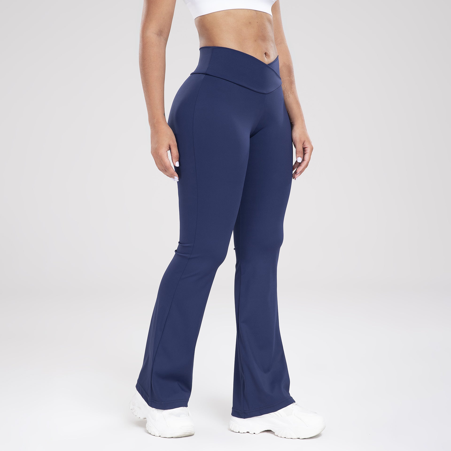 Flared Cross Waist Leggings