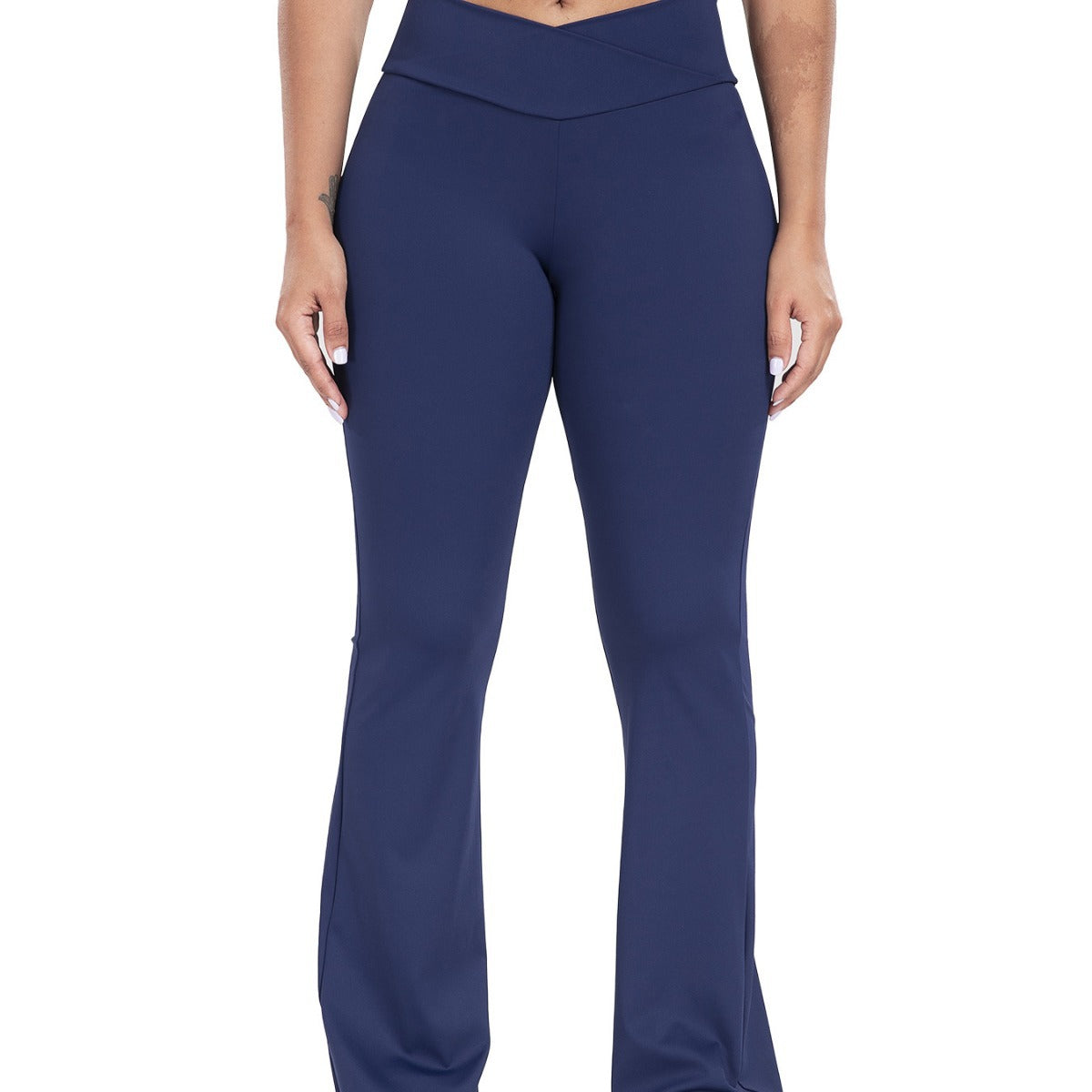 Flared Cross Waist Leggings