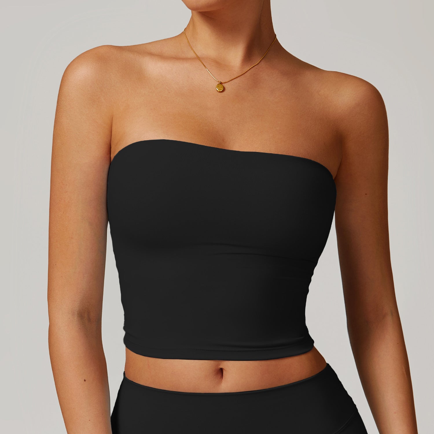Strapless Fitted Top