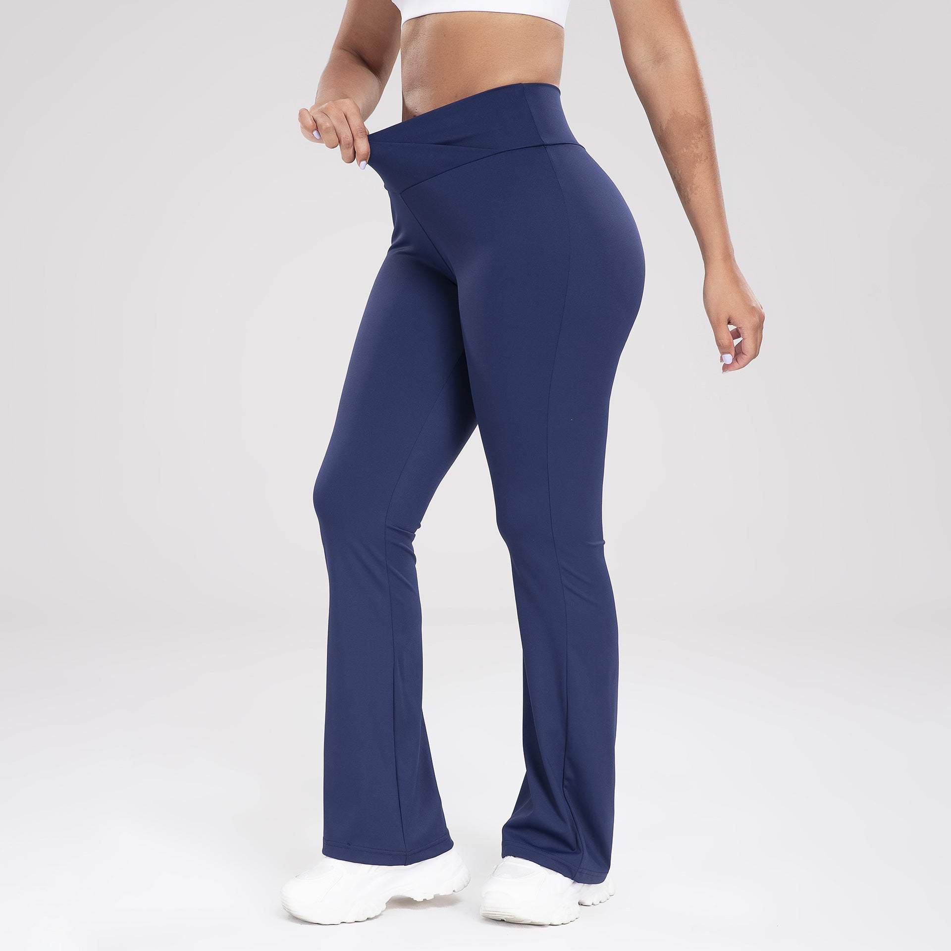 Flared Cross Waist Leggings
